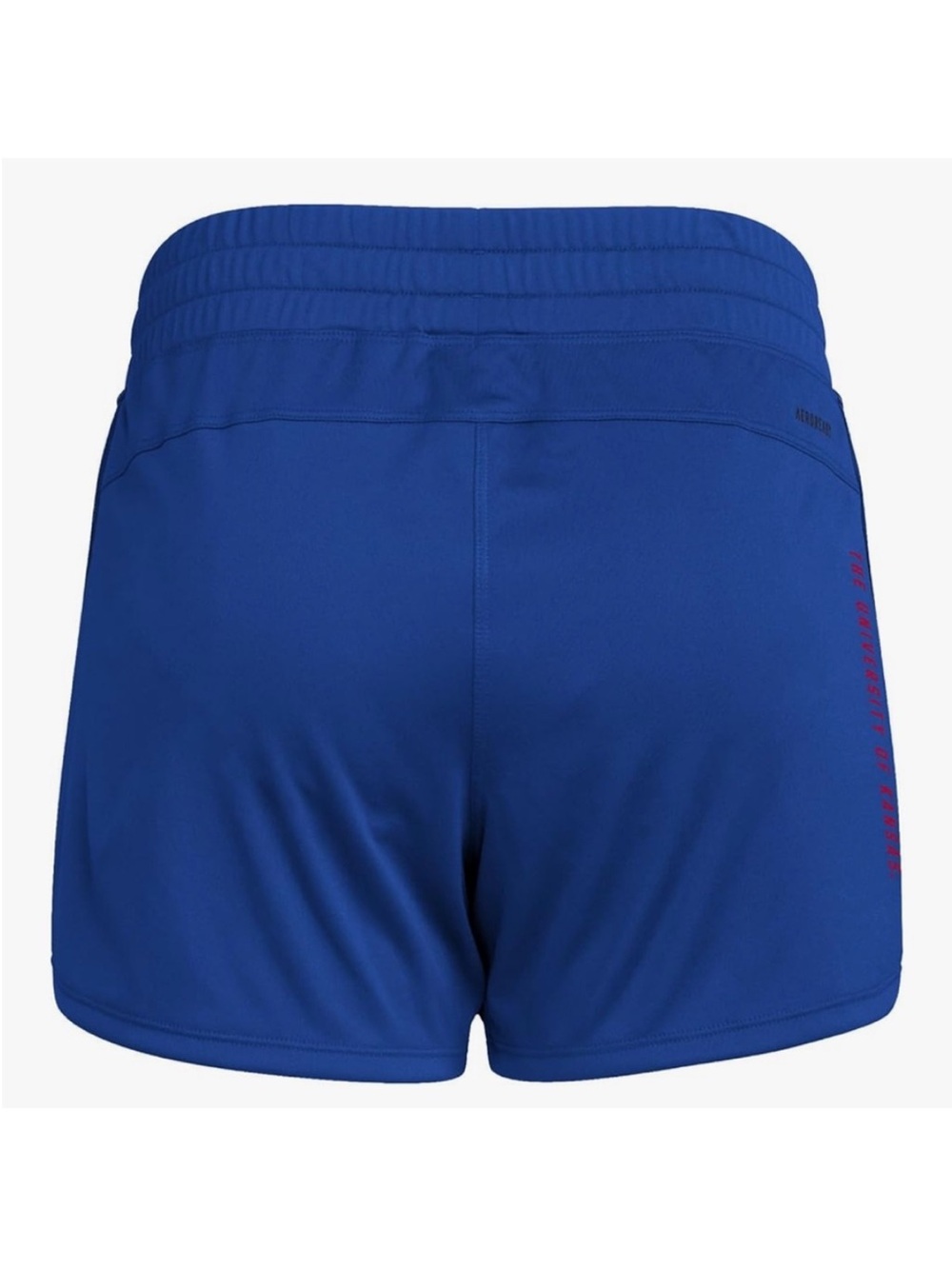 Adidas Official NCAA University of Kansas Jayhawks Women’s AeroReady Shorts - Picture 2 of 15